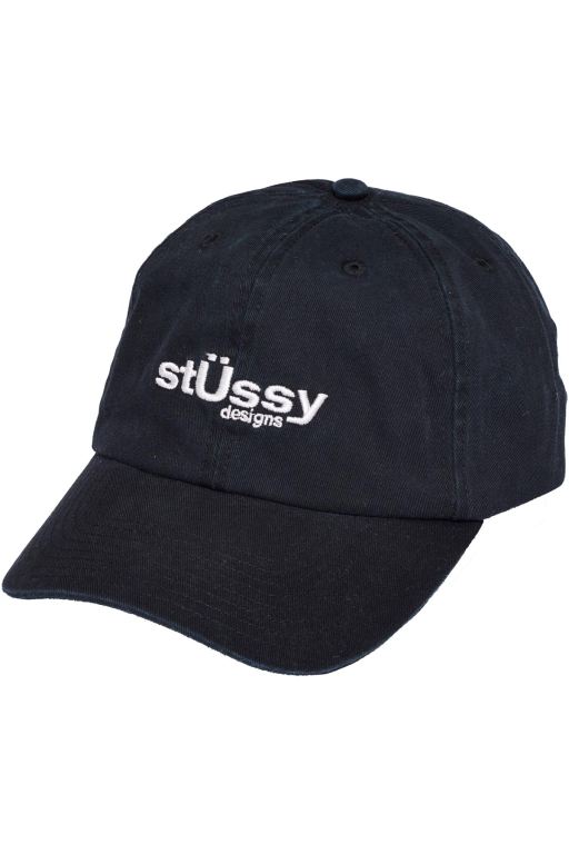 Stussy Mens Big U Low Pro Hats Black - HBCAT2976